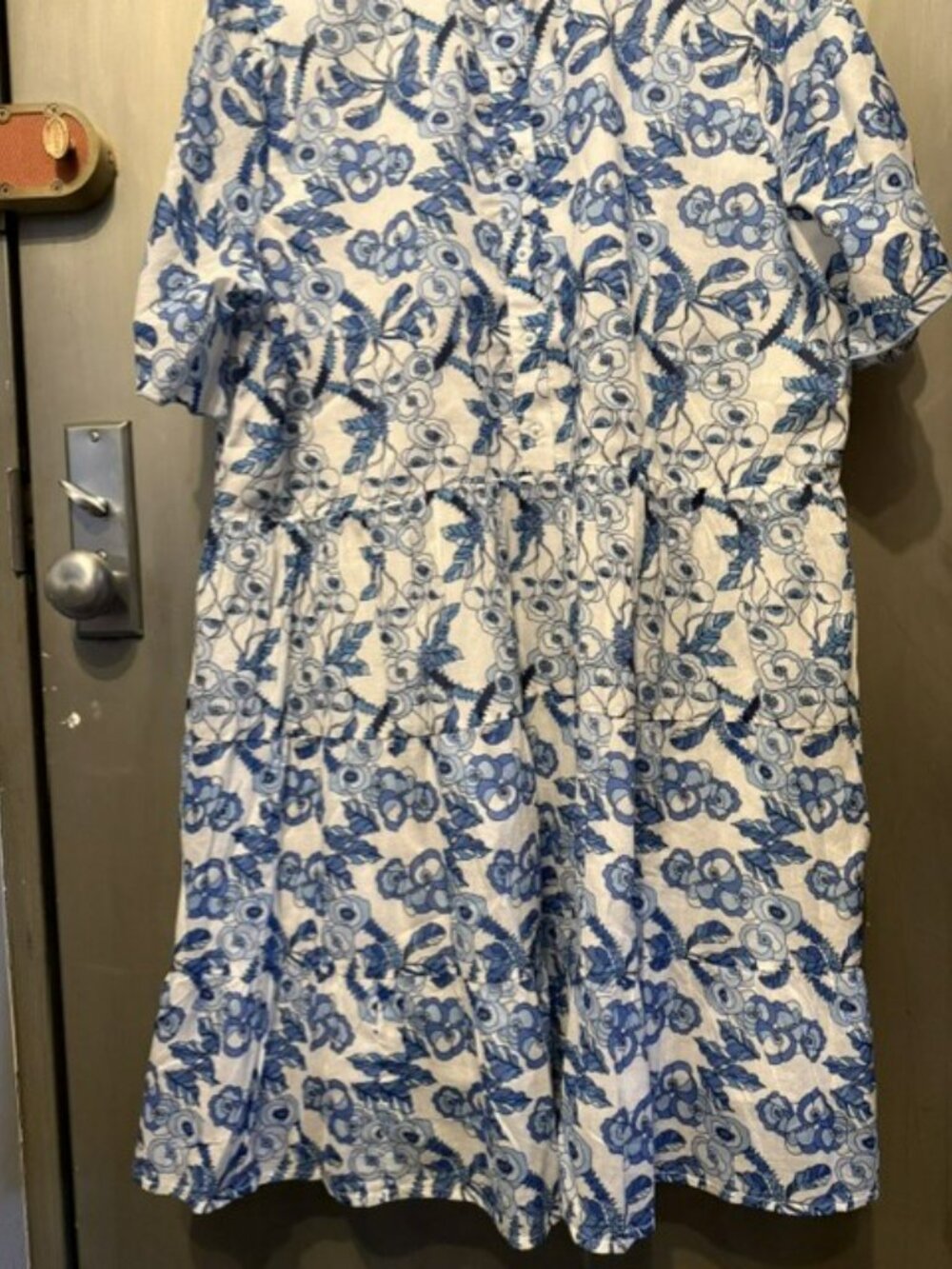 NWT - Ro's Garden Vibeka Floral Tiered A-Line Babydoll Mini Dress - Picture 6 of 16